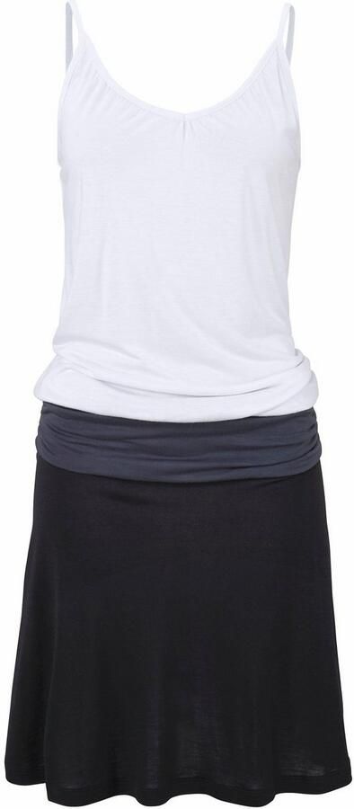 Beachtime Strandjurk van viscose-jersey met verstelbare bandjes korte zomerjurk - Foto 4