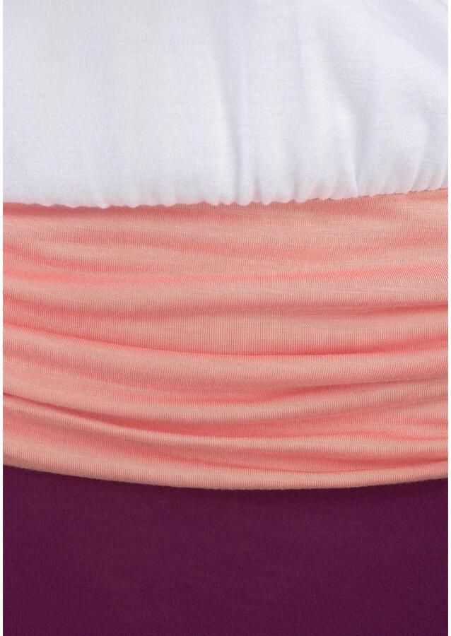 Beachtime Strandjurk van viscose-jersey met verstelbare bandjes korte zomerjurk