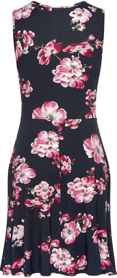 Beachtime Zomerjurk met bloemenprint elastische jersey jurk strandjurk - Foto 4