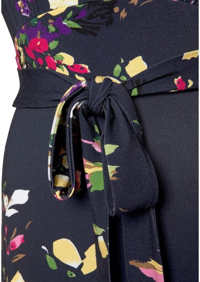 Beachtime Zomerjurk met puntige zoom en strik in de taille jersey jurk strandjurk - Foto 3