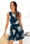 Beachtime Strandjurk met bloemenprint mini jurk katoenen zomerjurk - Thumbnail 1