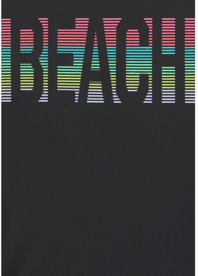 Bench. Badpak met op dessin geplaatste print