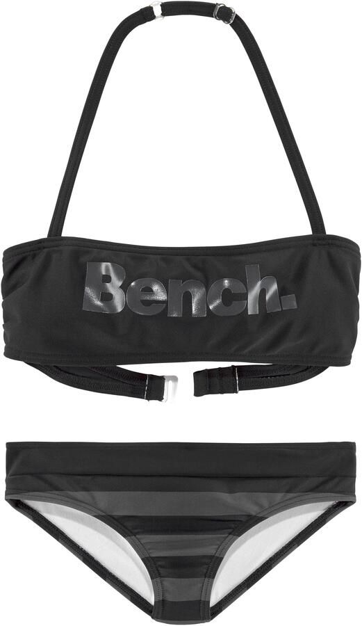 Bench. Bandeaubikini met grote logoprint - Foto 3
