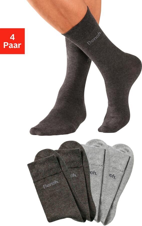 Bench. Basic sokken in prettig zachte merkkwaliteit (set 4 paar) - Foto 8