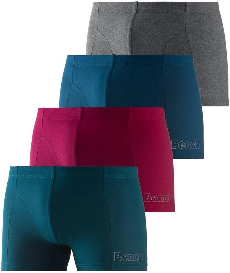 Bench. Boxershort voor heren Onderbroeken in blik met kleine logo-opdruk op het been (blik 4 stuks)