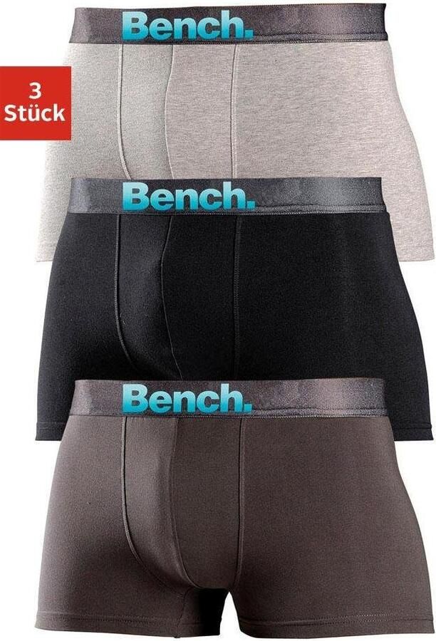 Bench. Boxershort voor heren Onderbroeken met logo geweven tailleband (set 3 stuks) - Foto 3
