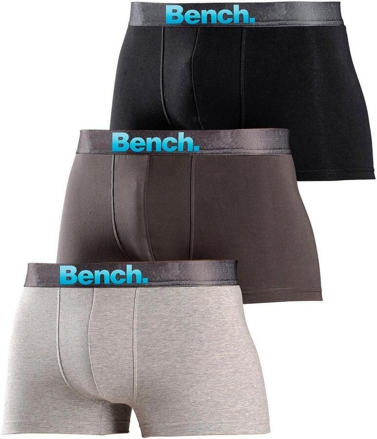Bench. Boxershort voor heren Onderbroeken met logo geweven tailleband (set 3 stuks)