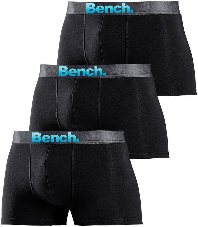 Bench. Boxershort voor heren Onderbroeken met logo geweven tailleband (set 3 stuks)
