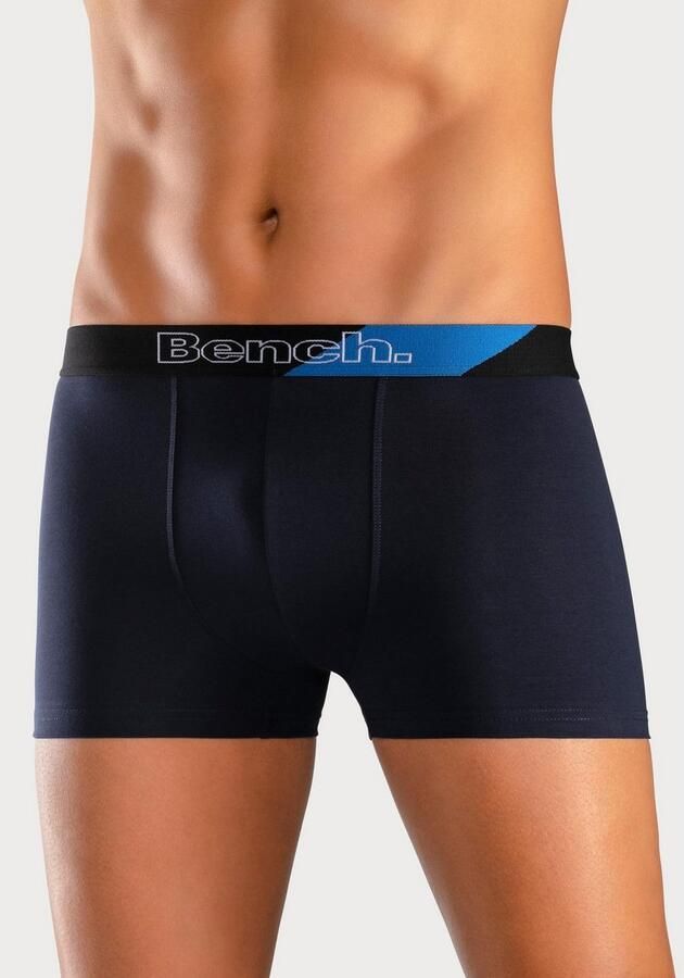 Bench. Boxershort voor heren Onderbroeken met modieuze streep in de geweven tailleband (set 3 stuks) - Foto 4