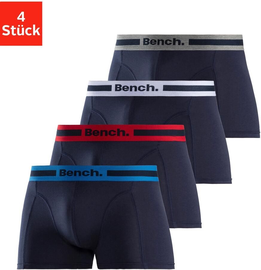 Bench. Boxershort voor heren Onderbroeken met overlocknaden aan de voorkant (set 4 stuks) - Foto 5