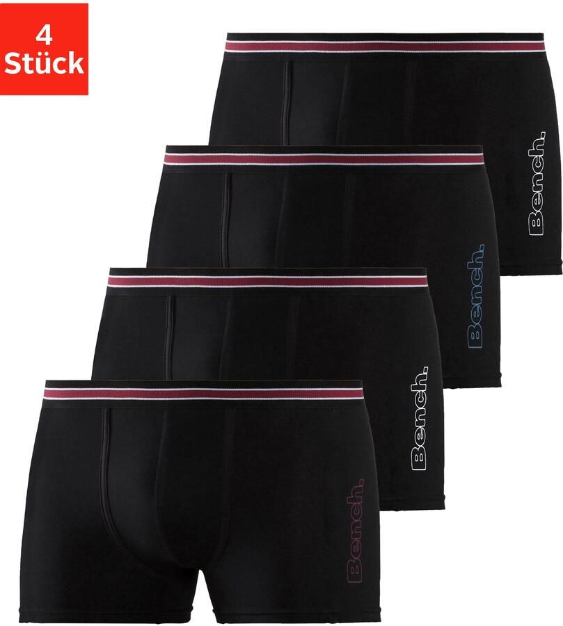 Bench. Boxershort voor heren Onderbroeken met zijdelingse logo-opdruk (set 4 stuks) - Foto 5