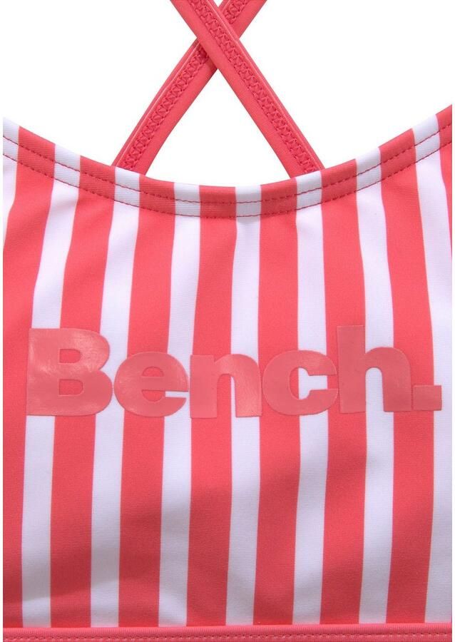 Bench. Bustierbikini met trendy strepen