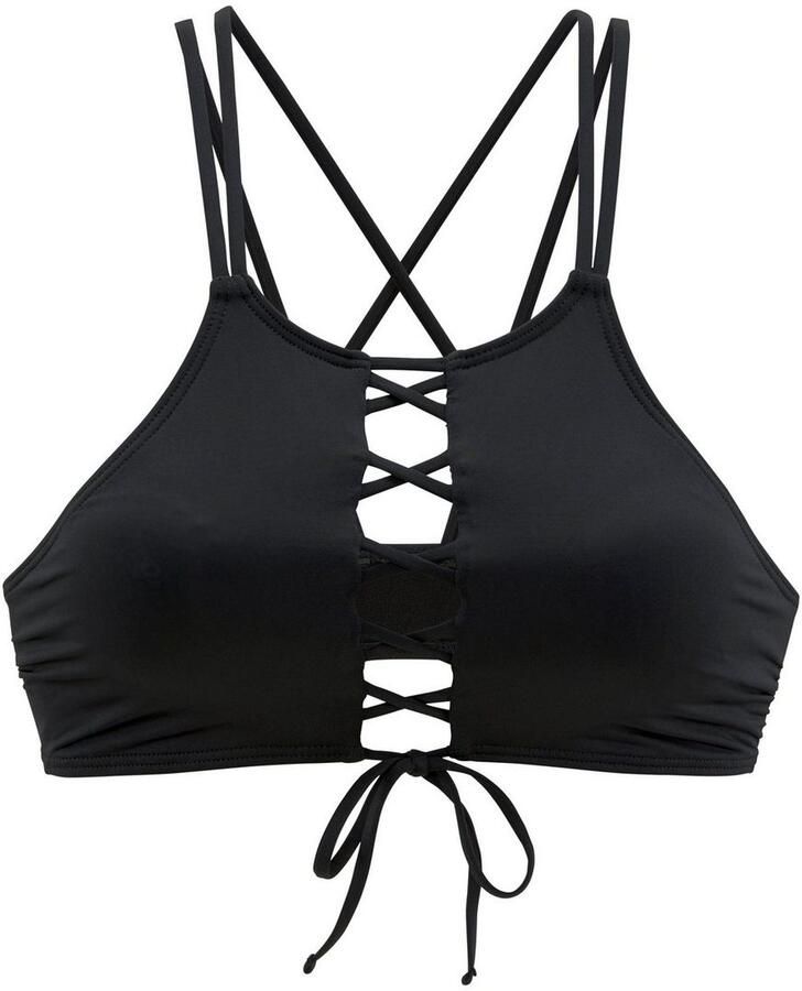 Bench. Bustierbikinitop Perfect met geraffineerde vetersluiting