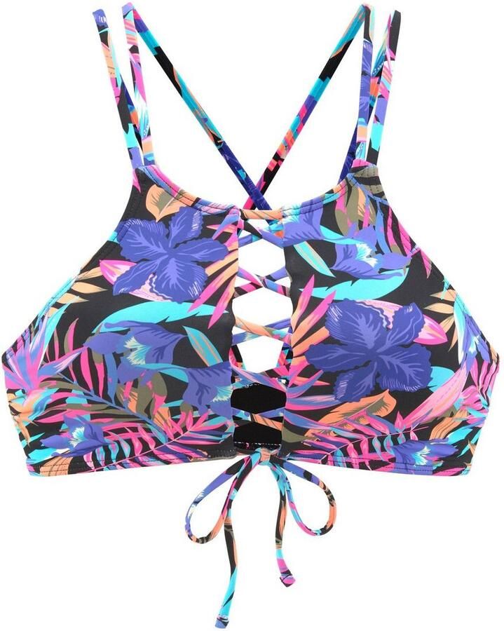 Bench. Bustierbikinitop Pitch met veelkleurige print - Foto 1