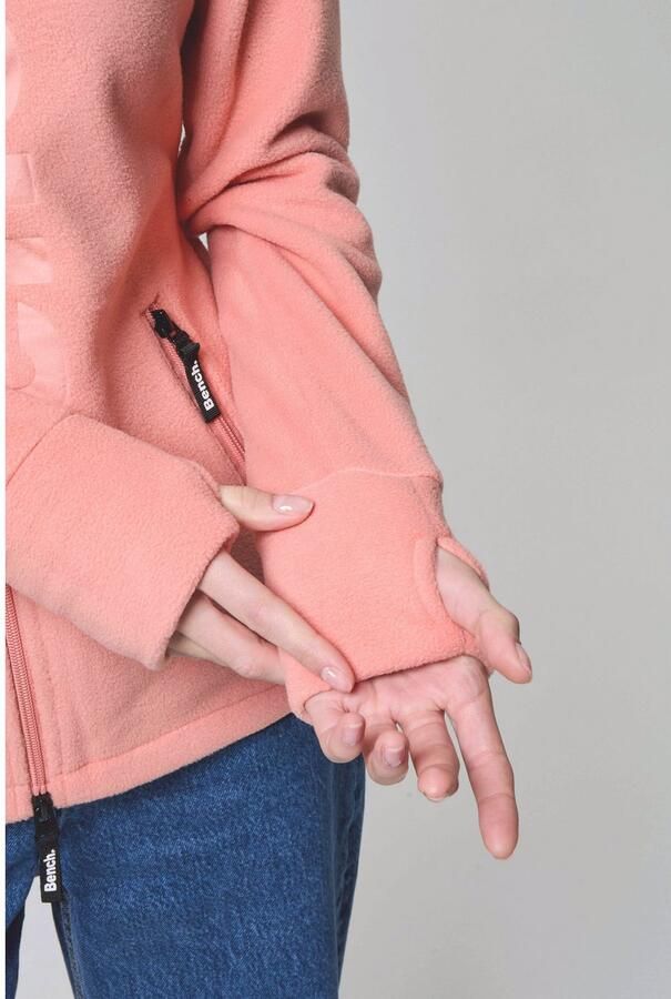 Bench. Fleecejack Finish met logoprint