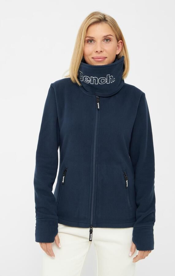 Bench. Fleecejack FUNNEL met glitter borduurwerk - Foto 4