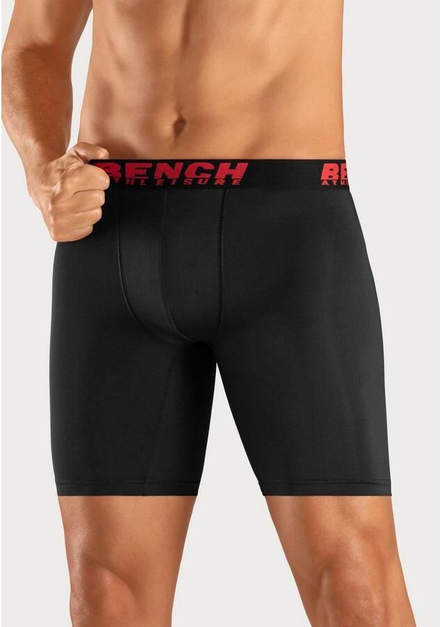 Bench. Functionele boxershort Boxershorts voor heren Onderbroeken in sportieve look van microvezel met langere pijp (set 2 stuks) - Foto 3