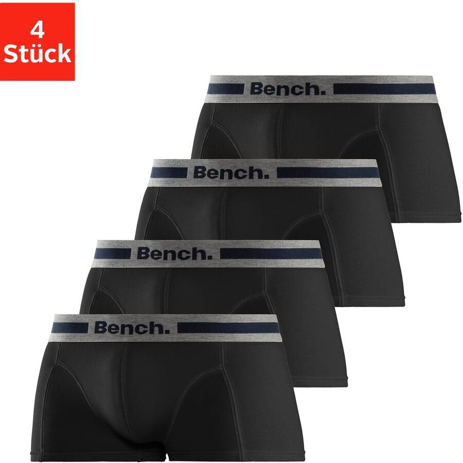 Bench. Hipster strak zittende boxershorts van katoenmix (set 4 stuks) - Foto 5