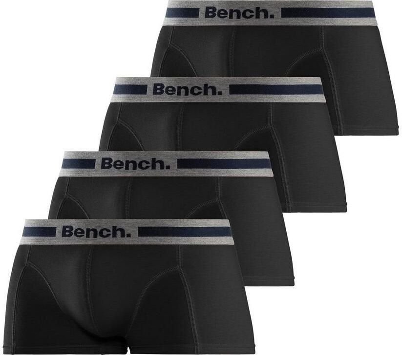 Bench. Hipster strak zittende boxershorts van katoenmix (set 4 stuks)
