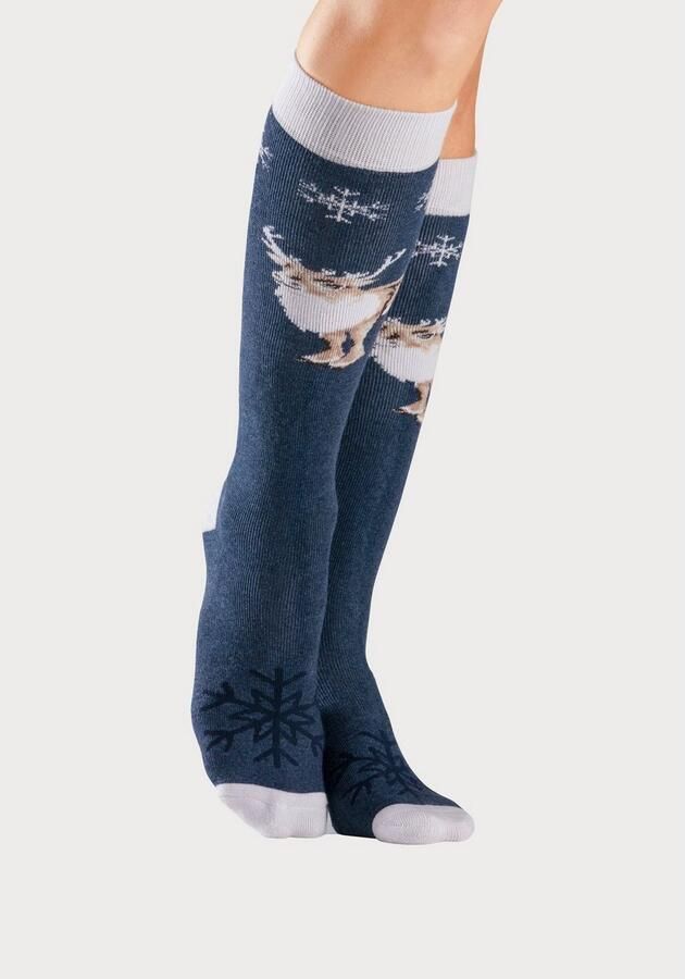 Bench. Kniekousen met rendiermotieven (set 2 paar) - Foto 4