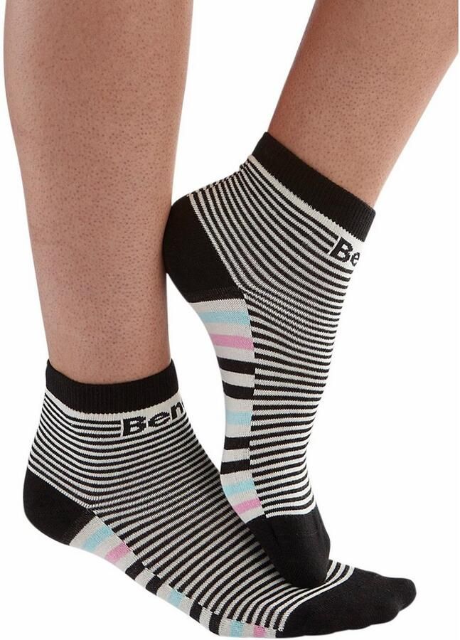 Bench. Korte sokken in streepdesign (set 5 paar) - Foto 5