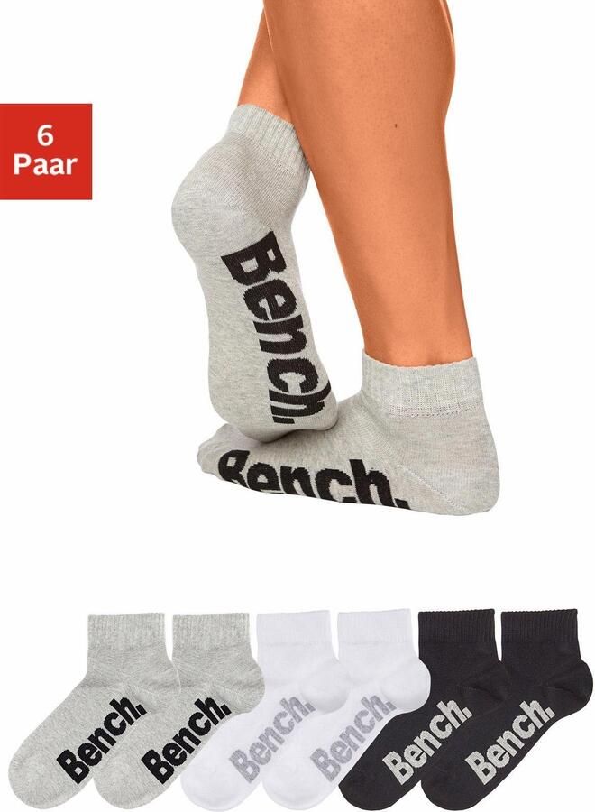 Bench. Korte sokken met comfortabele ribboorden (set 6 paar) - Foto 5