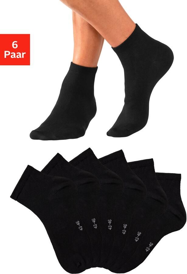 Bench. Korte sokken met ingebreid logo in boord (set 6 paar) - Foto 6