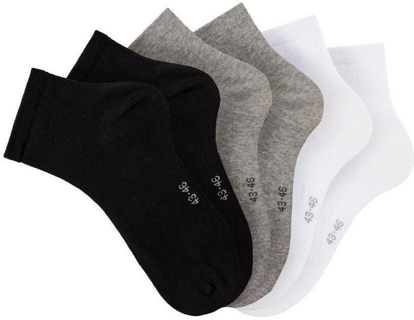 Bench. Korte sokken met ingebreid logo in boord (set 6 paar) - Foto 7