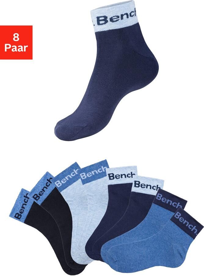 Bench. Korte sokken met ingebreid opschrift bij de boord (set 8 paar) - Foto 7