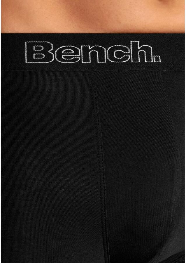 Bench. Lange boxershort Boxershorts voor heren Onderbroeken met logo-opschrift in de tailleband (set 4 stuks) - Foto 2