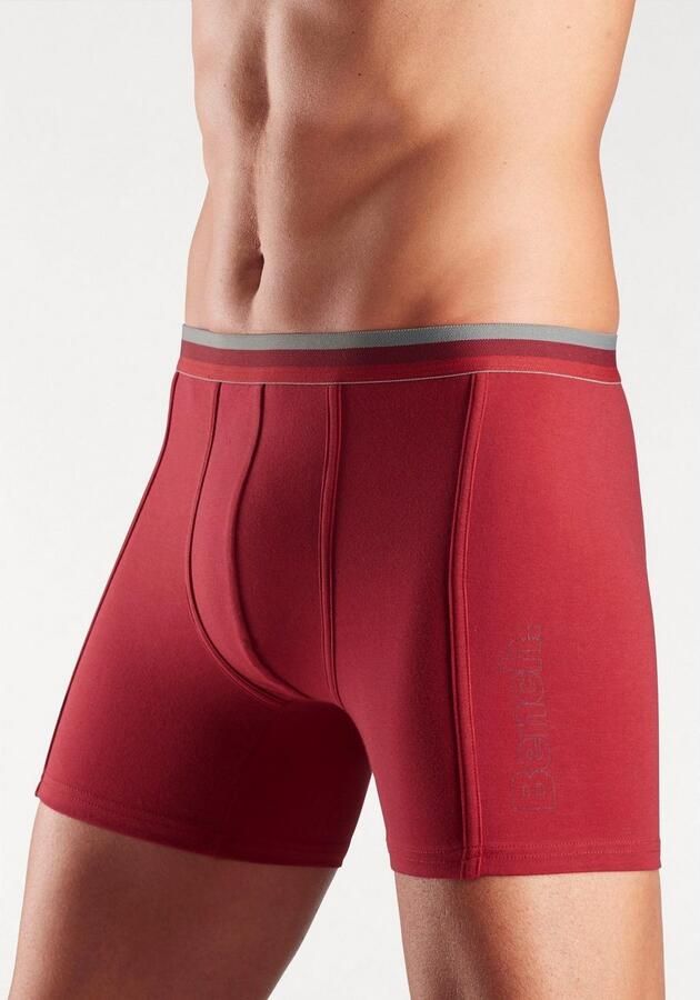 Bench. Lange boxershort Onderbroeken met elastische tailleband en logo-opdruk op het been (3 stuks) - Foto 4