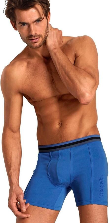 Bench. Lange boxershort Onderbroeken met elastische tailleband en logo-opdruk op het been (3 stuks) - Foto 5