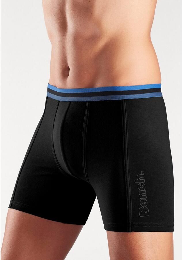 Bench. Lange boxershort Onderbroeken met elastische tailleband en logo-opdruk op het been (3 stuks) - Foto 3