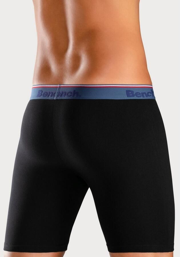 Bench. Lange boxershort Onderbroeken met smalle strepen in de logo-geweven tailleband (set 4 stuks) - Foto 4