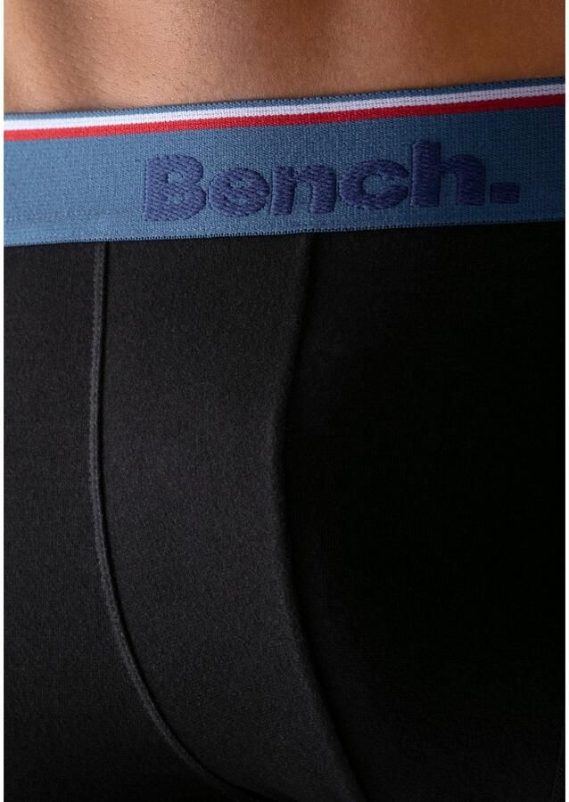 Bench. Lange boxershort Onderbroeken met smalle strepen in de logo-geweven tailleband (set 4 stuks)