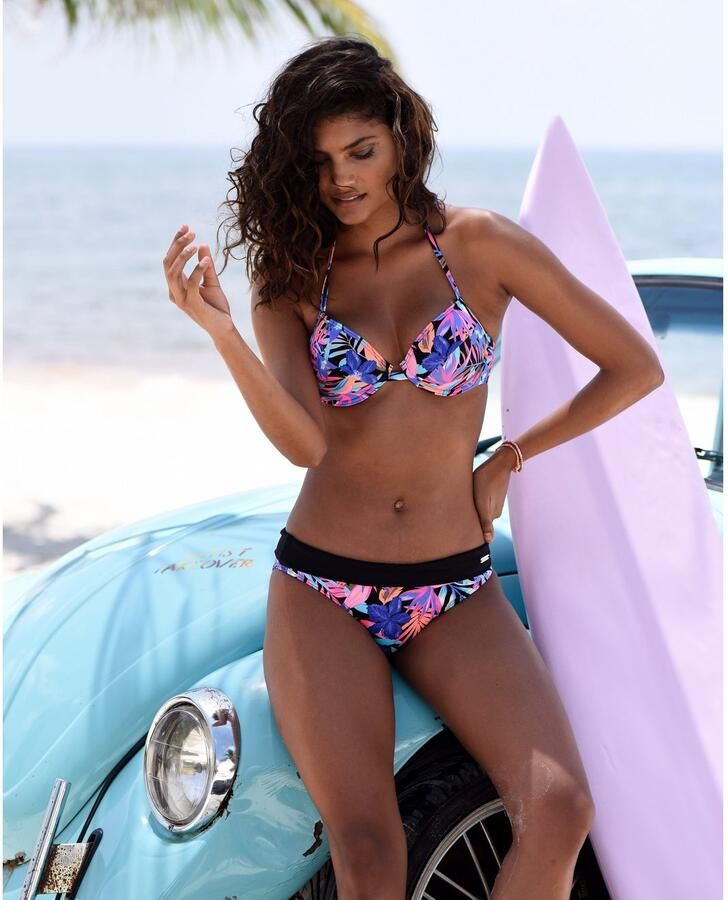 Bench. Push-upbikinitop Pitch met kleurrijke print - Foto 2