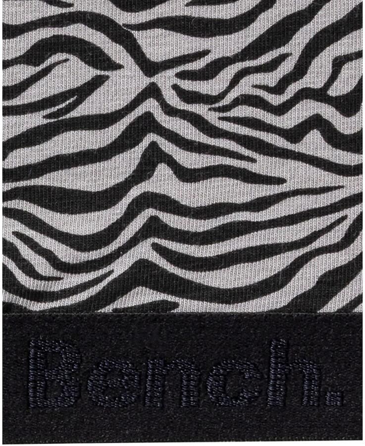 Bench. Set: Bustier in ton-sur-ton zebramotief (4-delig Met hipster)