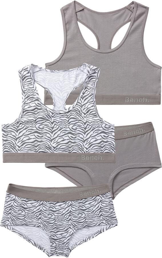 Bench. Set: Bustier in ton-sur-ton zebramotief (4-delig Met hipster) - Foto 6