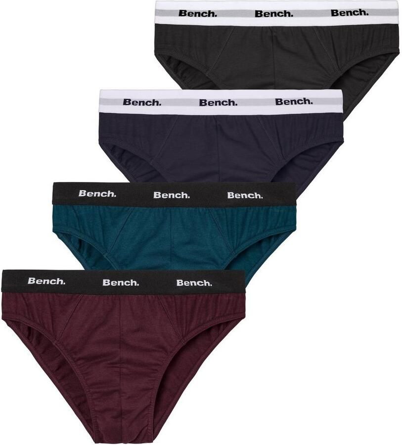 Bench. Slip met contrastkleurig weefband (set 4 stuks)