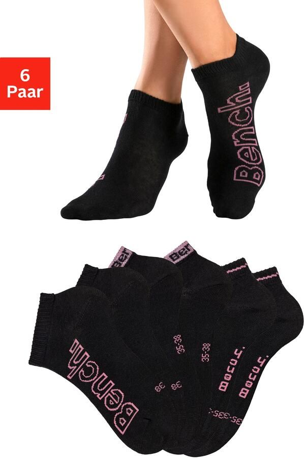 Bench. Sneakersokken in verschillende designs (set 6 paar) - Foto 10