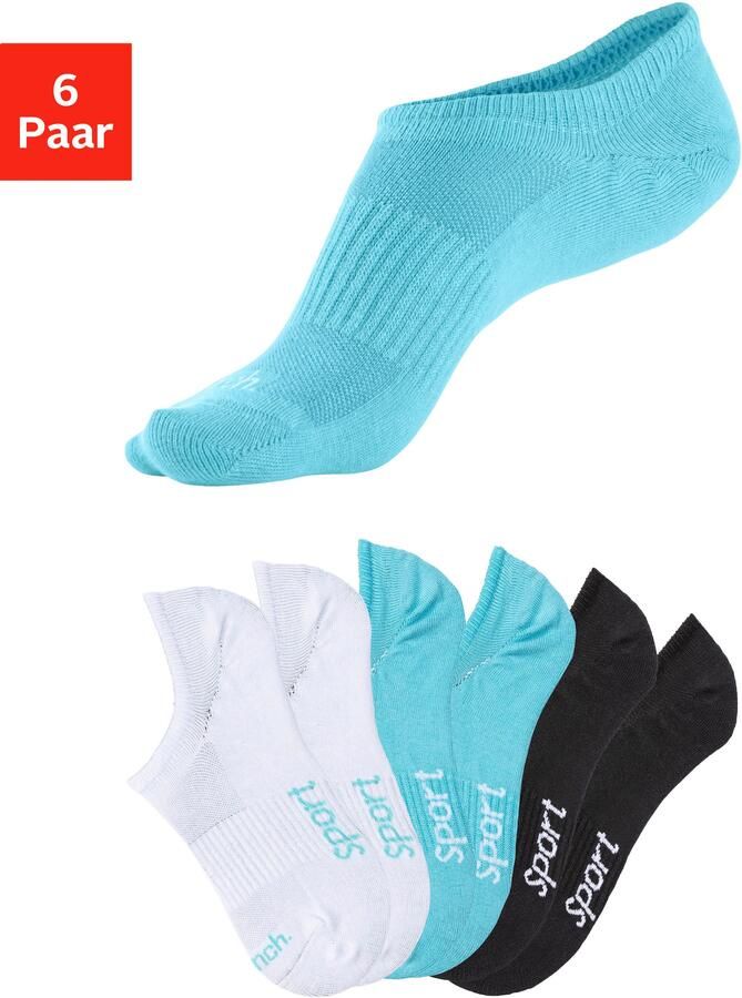 Bench. Sneakersokken Invisible niet zichtbaar in sneakers (set 6 paar) - Foto 11