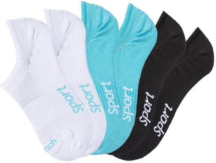 Bench. Sneakersokken Invisible niet zichtbaar in sneakers (set 6 paar) - Foto 10