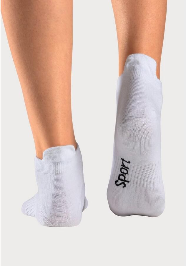 Bench. Sneakersokken met fijne mesh constructie en middenvoetrubber (set 6 paar) - Foto 6