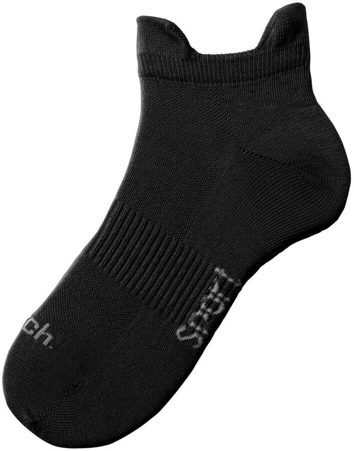 Bench. Sneakersokken met fijne mesh constructie en middenvoetrubber (set 6 paar) - Foto 3