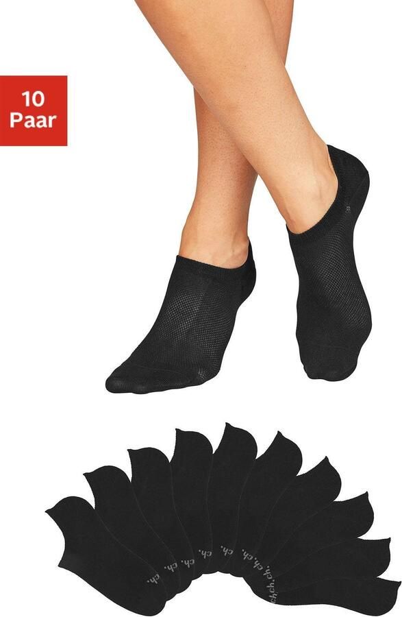 Bench. Sneakersokken met piquéstructuur (set 10 paar) - Foto 7