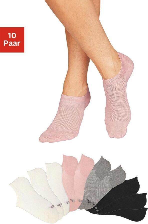 Bench. Sneakersokken met piquéstructuur (set 10 paar) - Foto 8