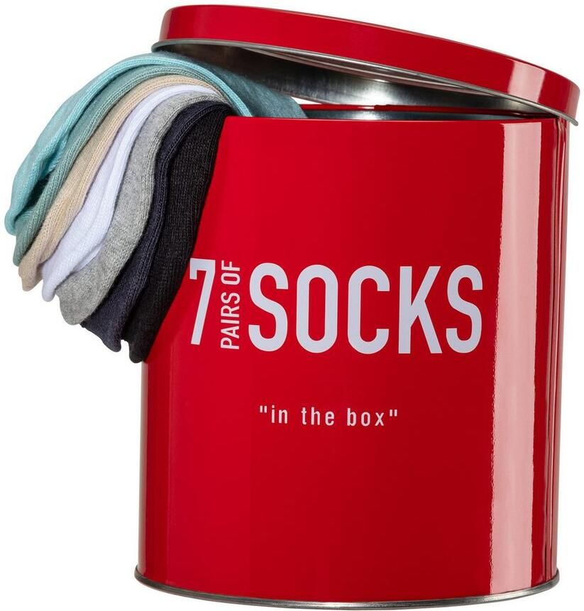 Bench. Sneakersokken verpakt in de doos (blik 7 paar) - Foto 2