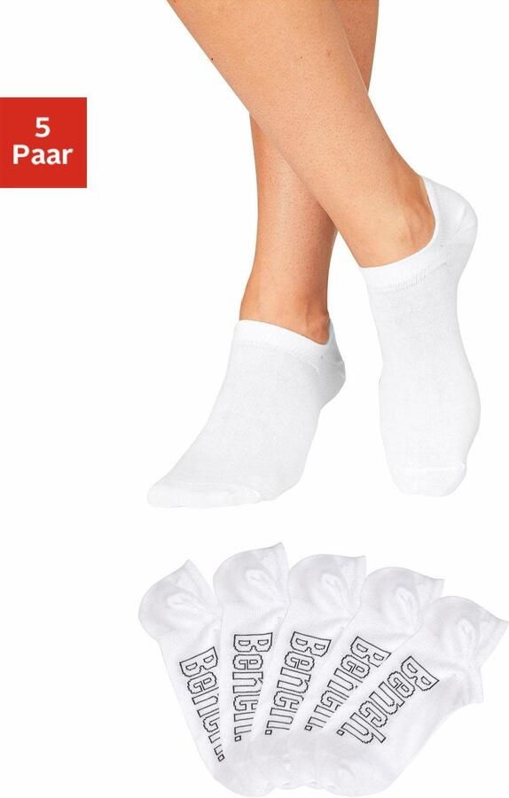 Bench. Sneakersokken voor modieuze sneakers-schoenen (set 5 paar) - Foto 5