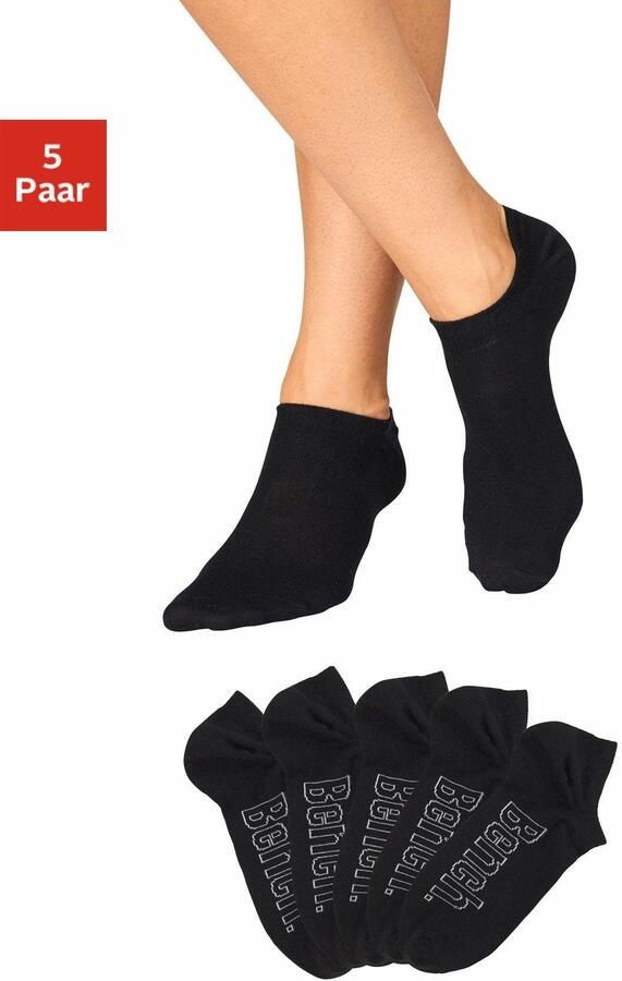 Bench. Sneakersokken voor modieuze sneakers-schoenen (set 5 paar) - Foto 4