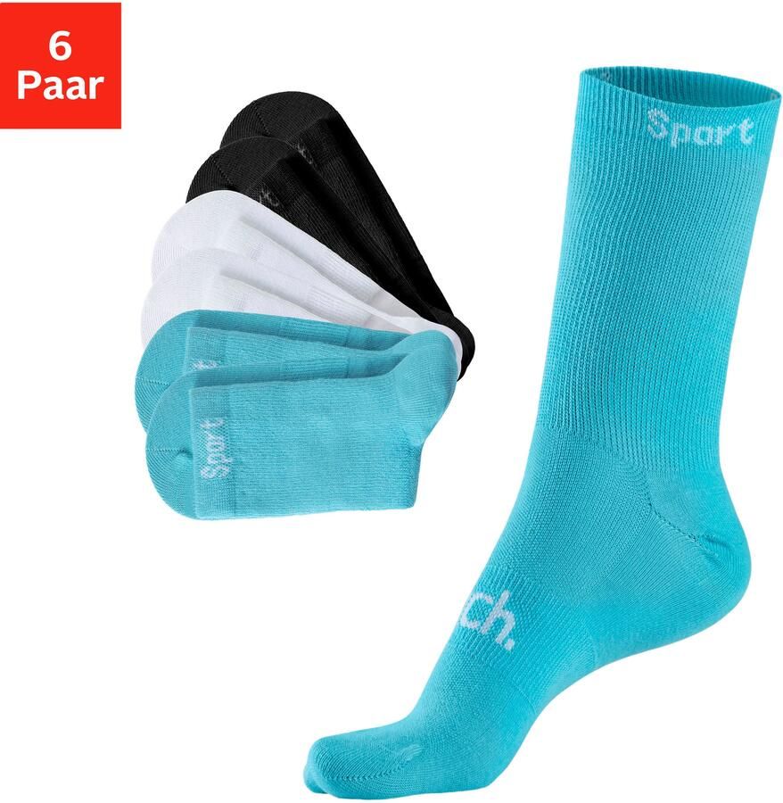 Bench. Sportsokken met antibacteriële vochtregulering (set 6 paar) - Foto 9